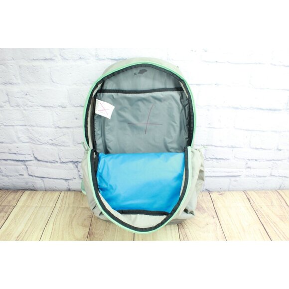LL Bean Big Kids Comfort Carry Laptop Pack 30L School Trail Backpack Green Gray main image 7